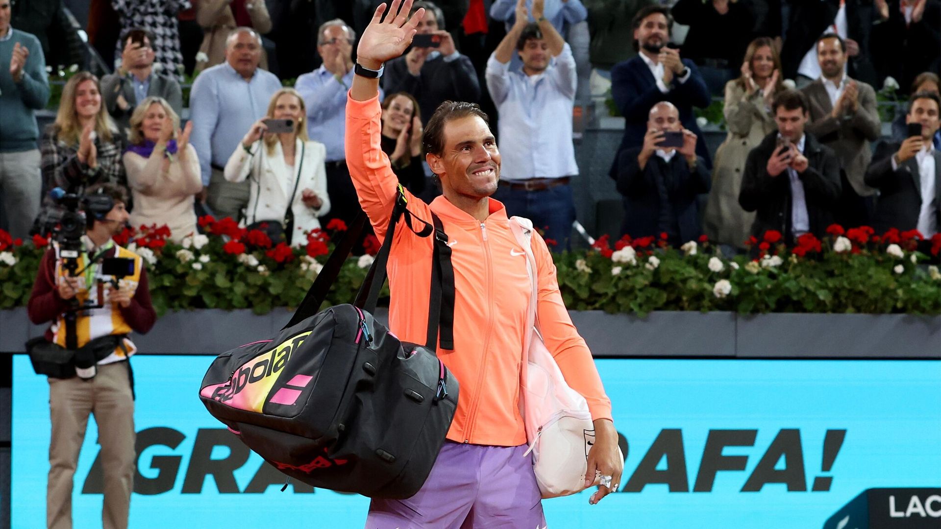 Rafael Nadal se despide para siempre de Madrid con un emotivo homenaje