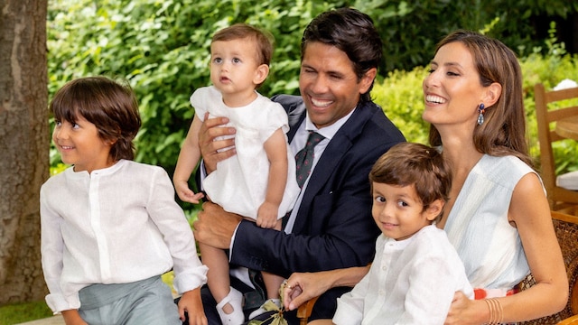Ana Boyer y Fernando Verdasco mantienen esta curiosa tradición en el bautizo de su pequeño Martín