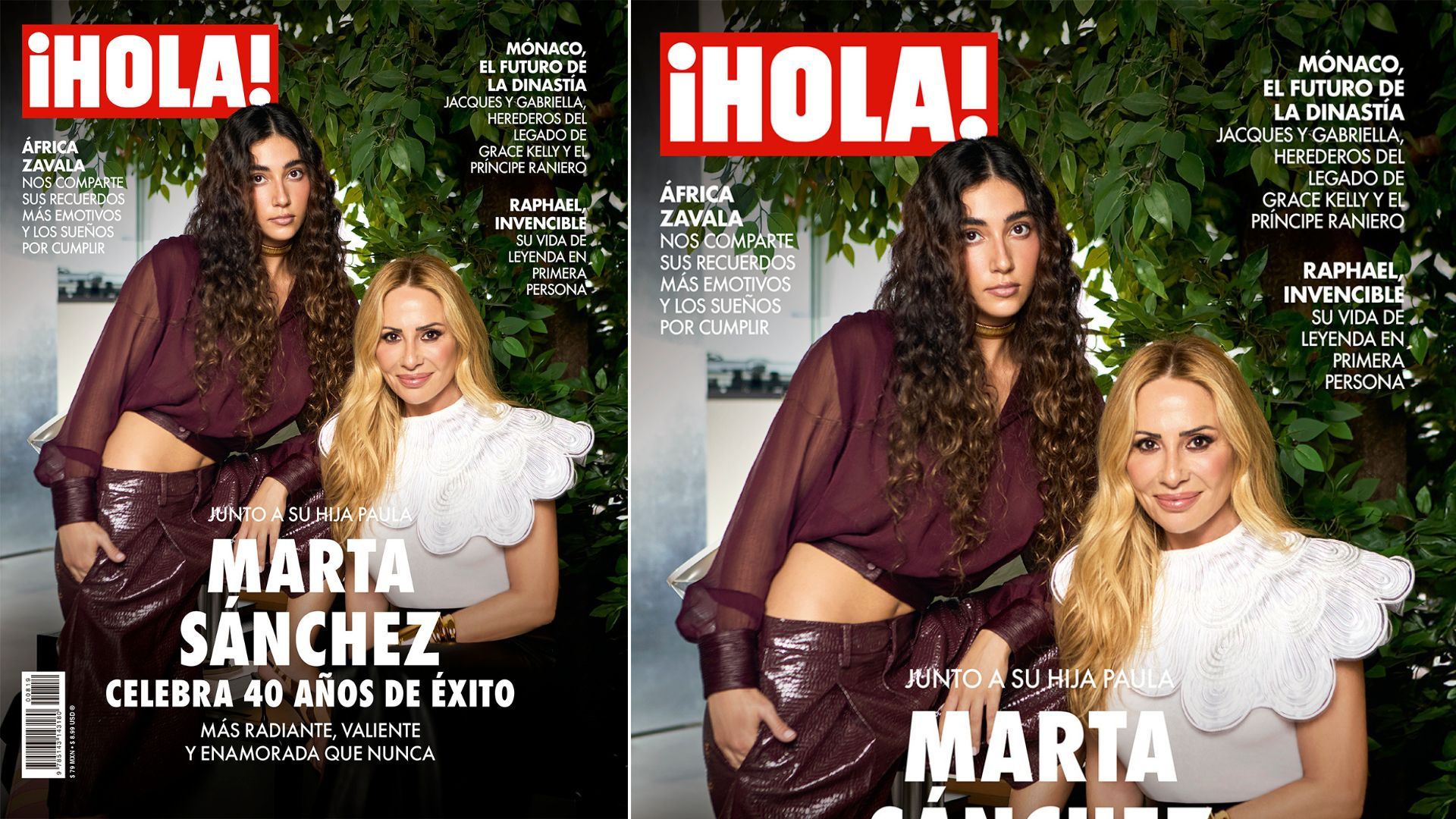 Martha Sánchez y su hija en ¡HOLA!