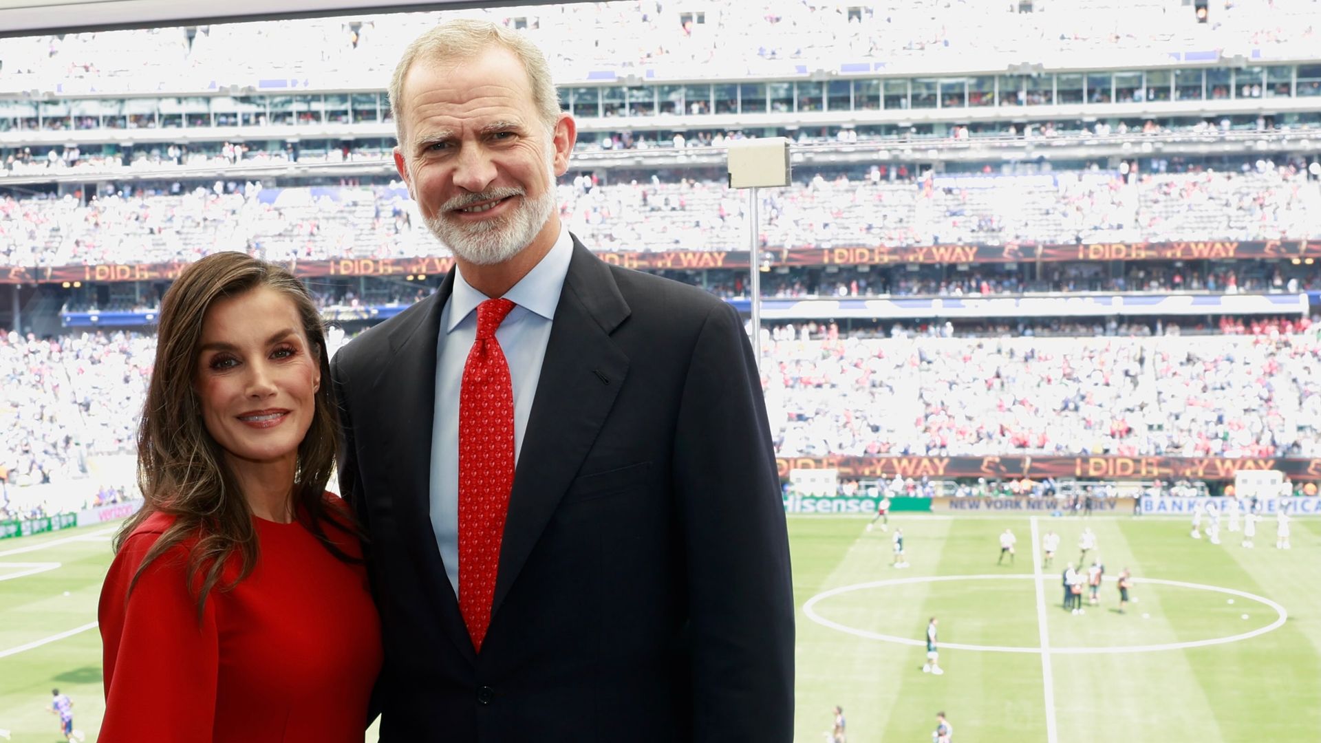 Los reyes Felipe VI y Letizia en la final del Mundial 2026