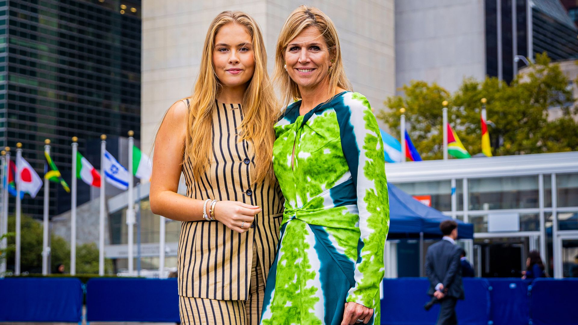 La reina Maxima y princesa Amalia de Holanda
