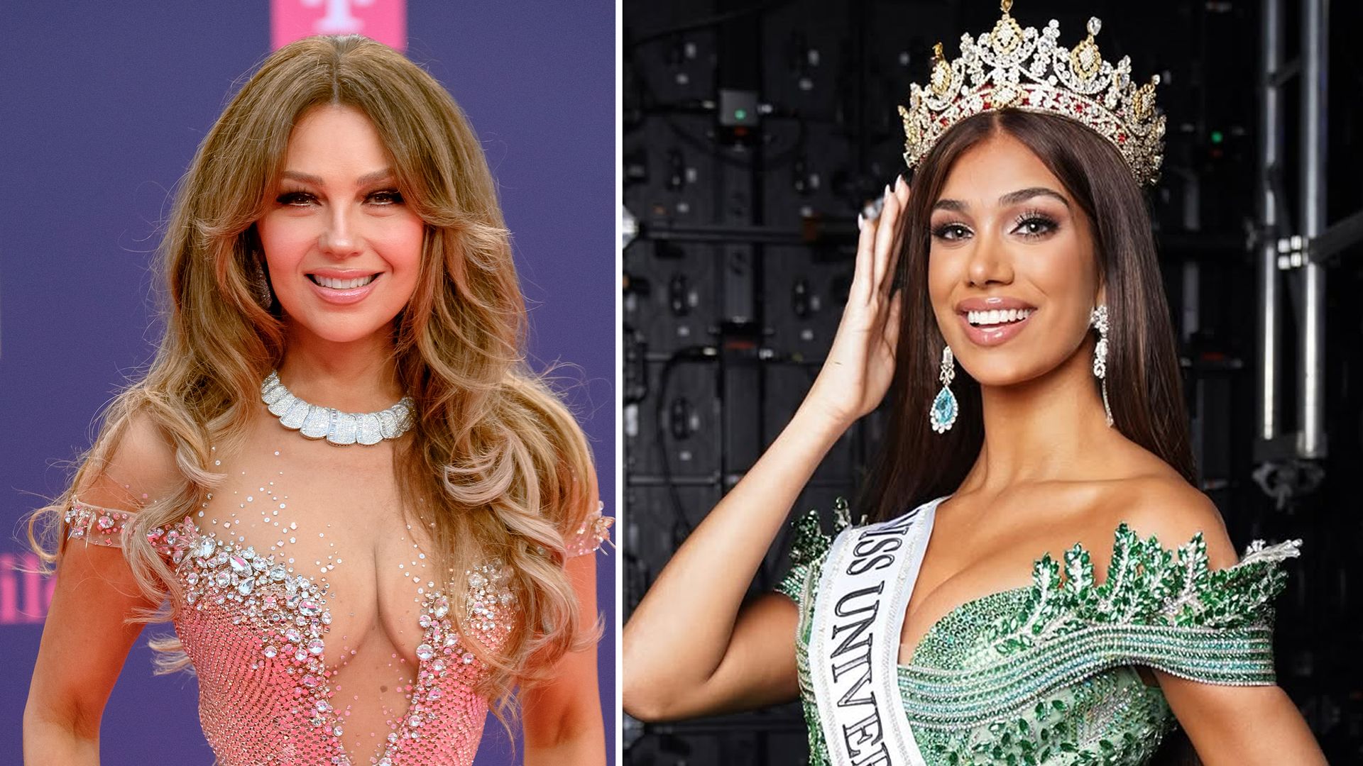 Thalía celebra orgullosa la coronación de su 'sobrinita' Lina Luaces como Miss Universe Cuba