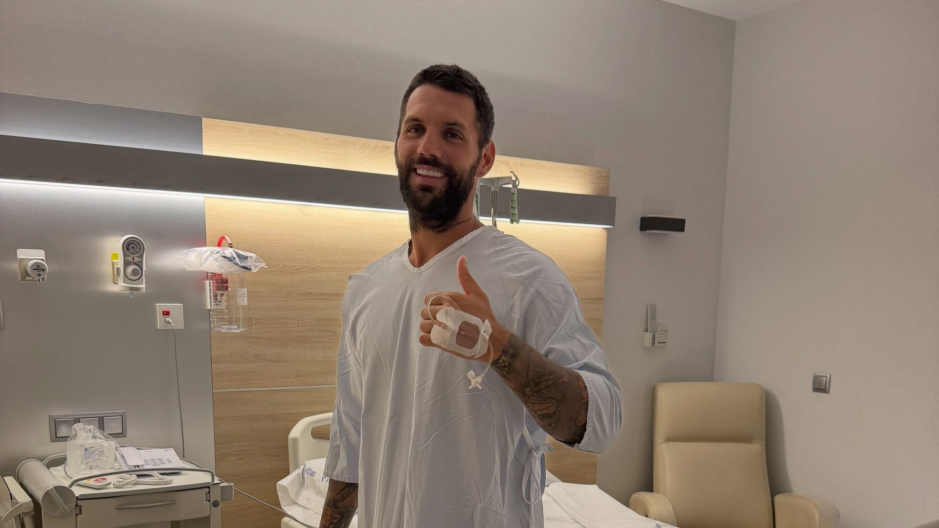 Barranco en el hospital tras 'Supervivientes'