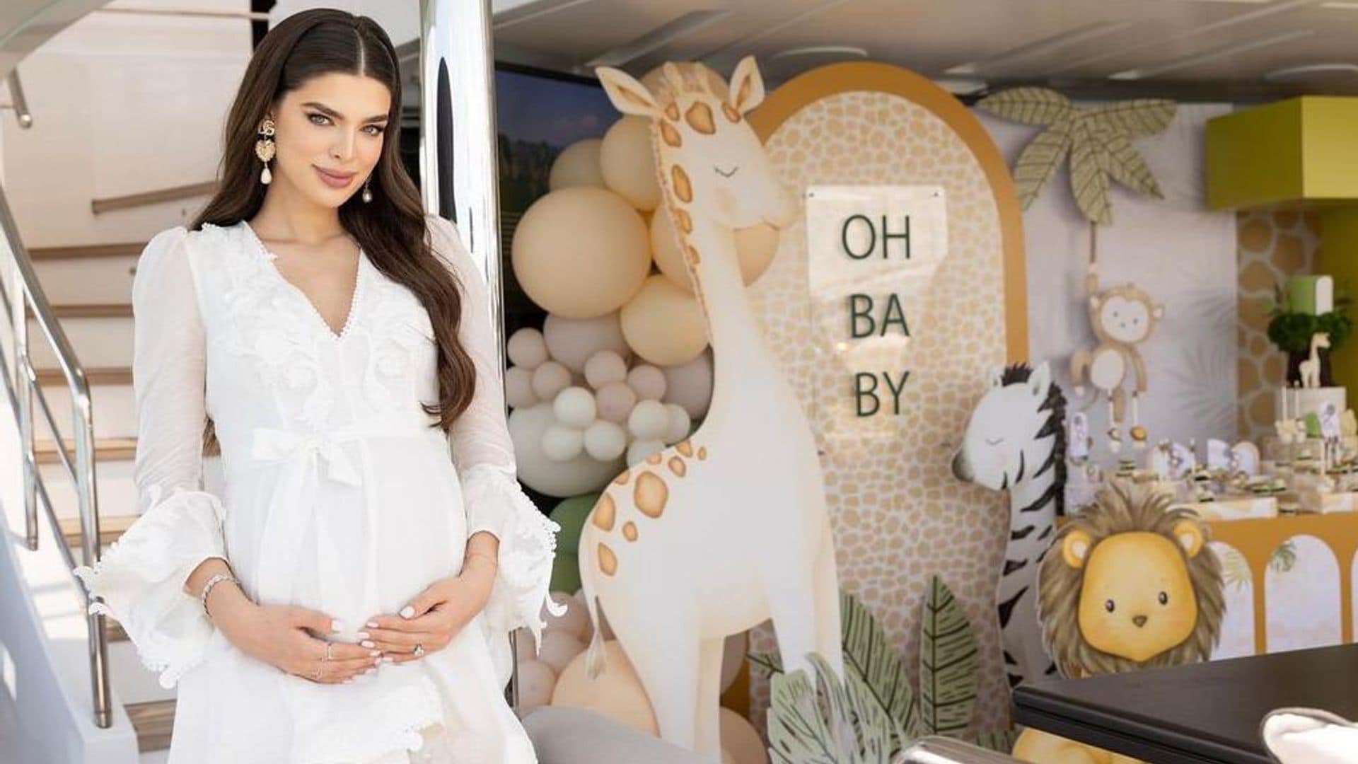 Nadia Ferreira celebra su baby shower rodeada de sus amigos y seres queridos