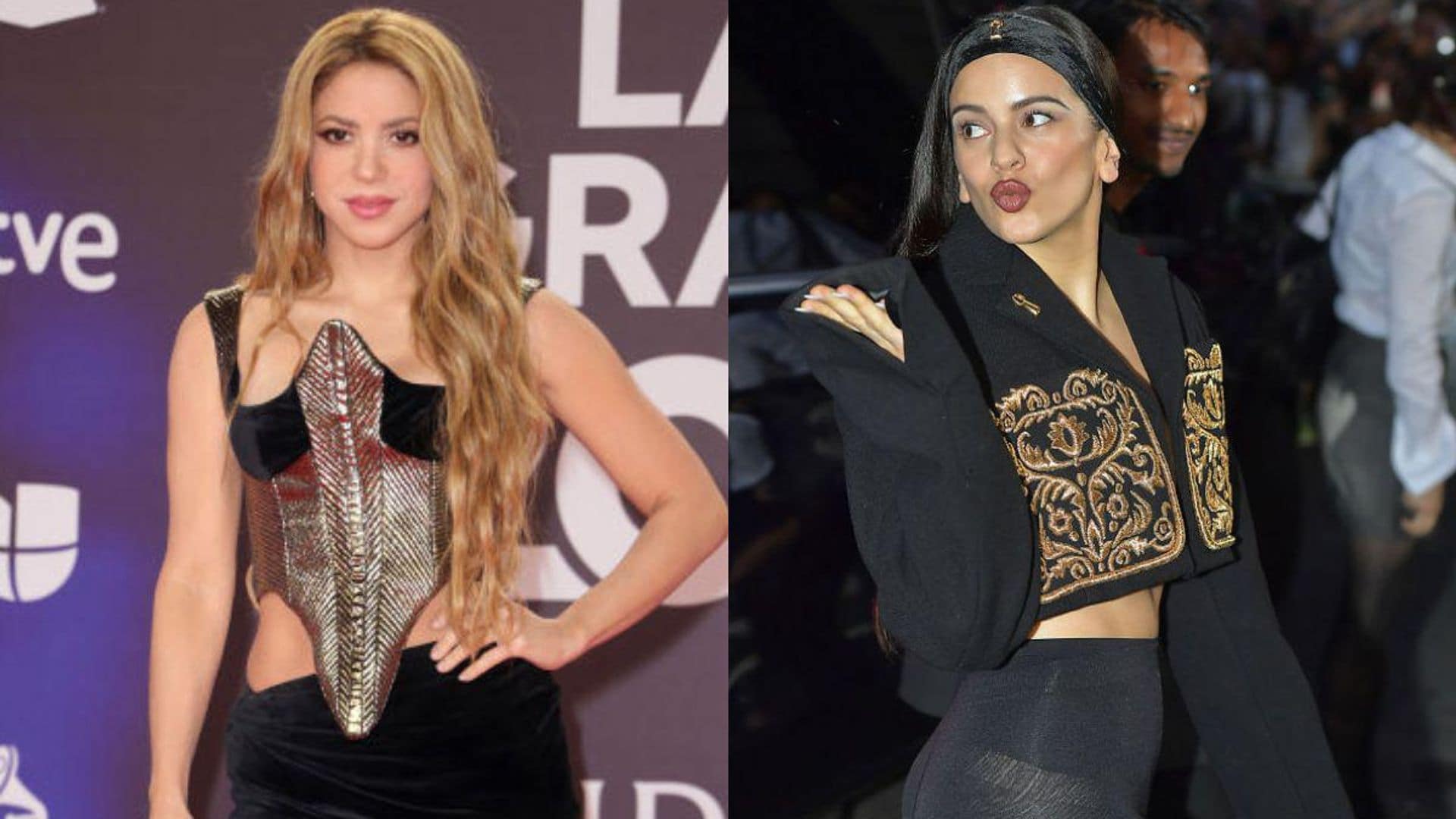 Shakira, Rosalía y 12 latinas más que nos encantaron con sus looks en 2023
