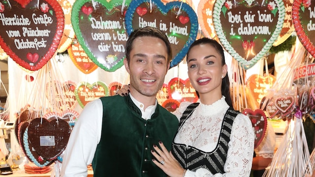 Ed Westwick y Amy Jackson. Munich 2024