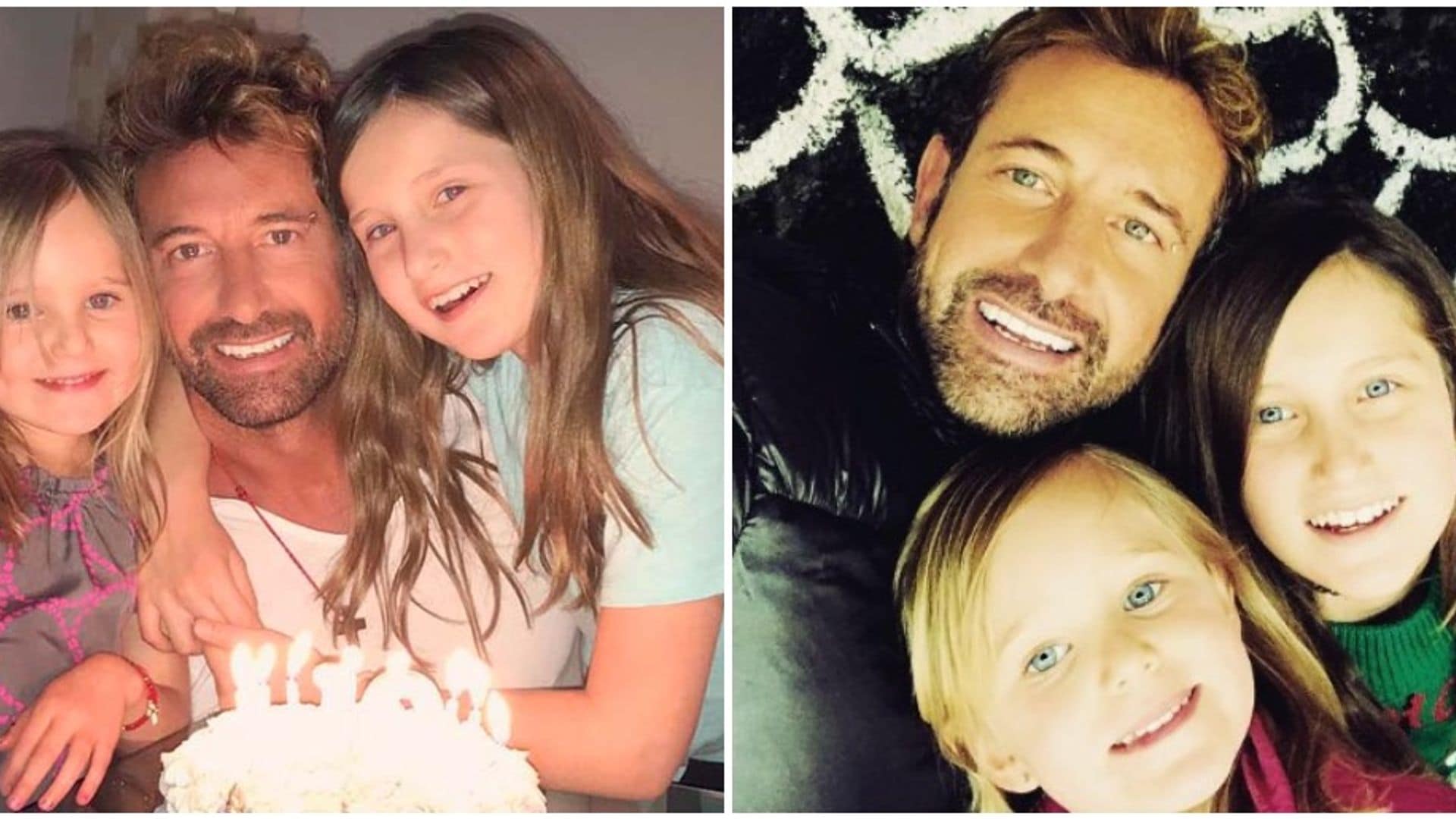 ¡La distancia no los separa! Gabriel Soto, un padre muy amoroso con sus princesas