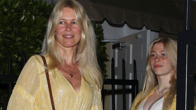 Claudia Schiffer con su hija Clementine