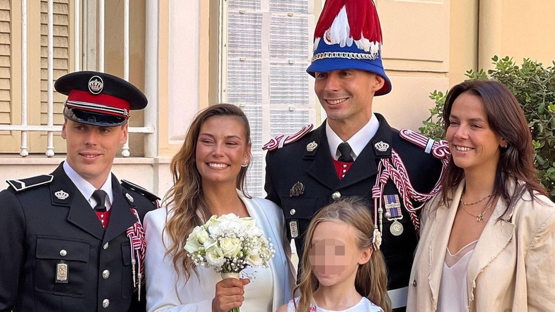 Los hijos de Estefanía de Mónaco, juntos en la boda de su hermano, el hijo mayor de Daniel Ducruet