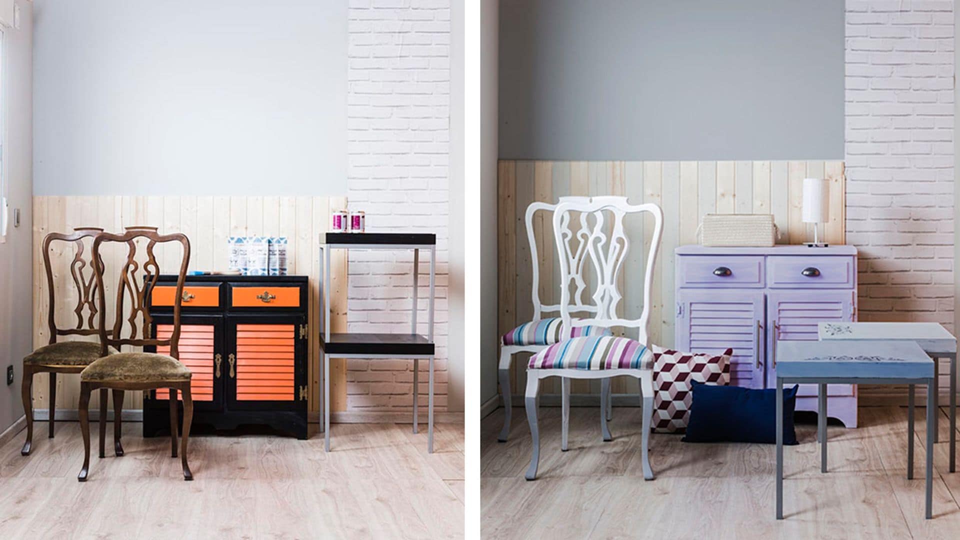 Cómo renovar un mueble con 'milk paint' o pintura de leche