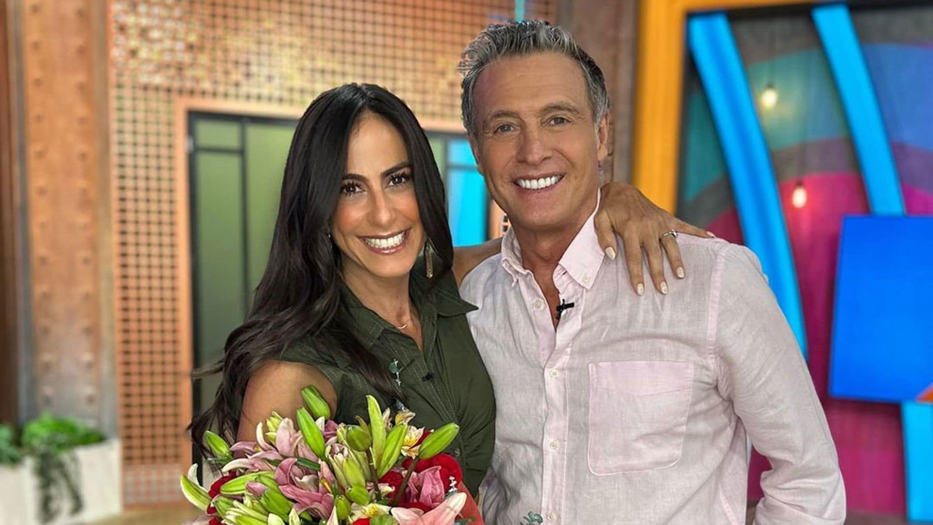 Paulina Mercado reaparece junto a Juan Soler tras la cirugía en la que le extirparon un tumor