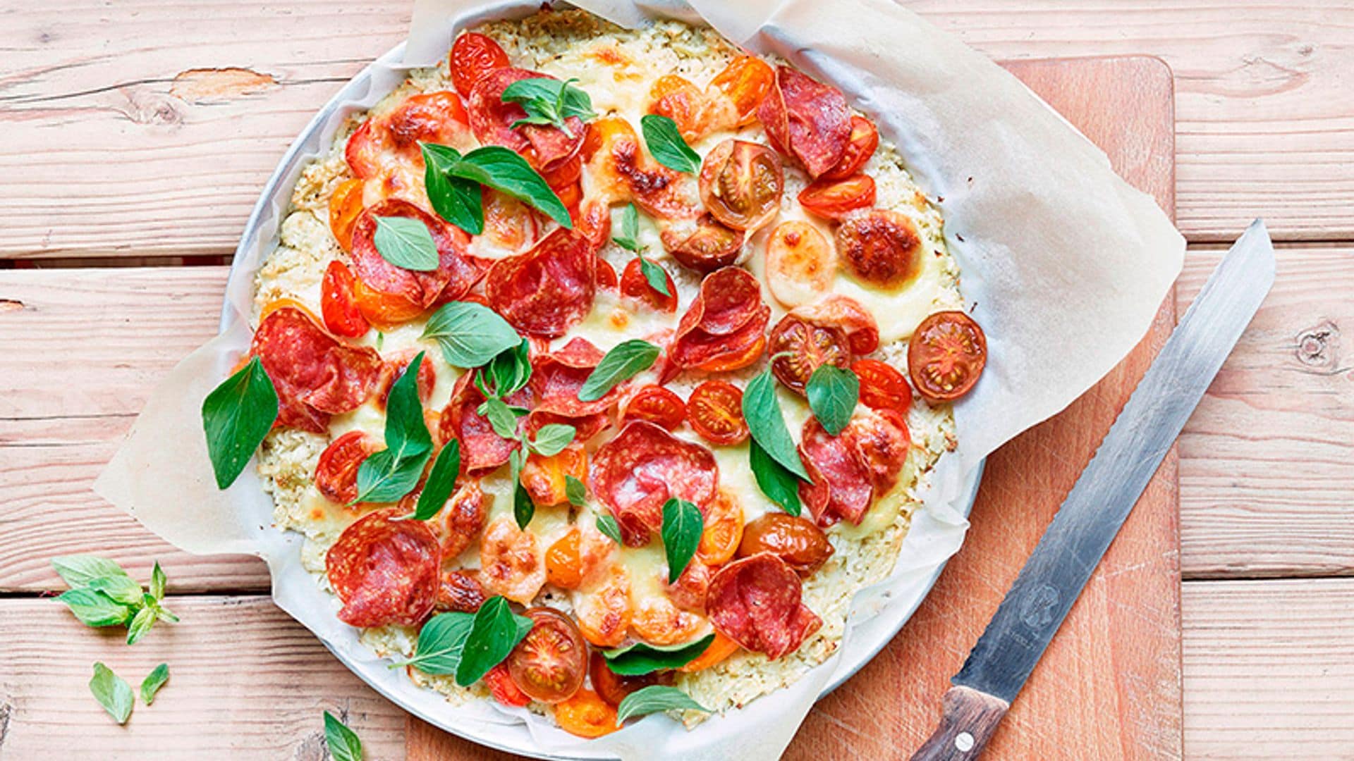 Pizza de coliflor