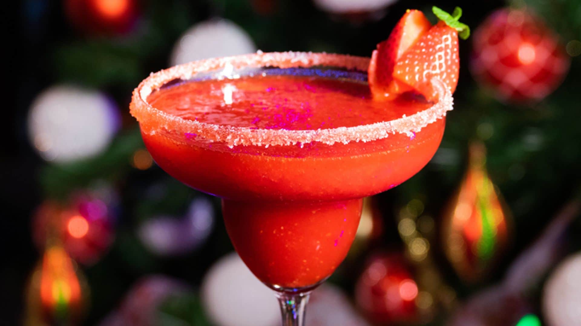 Cóctel ‘Strawberry Christmas’