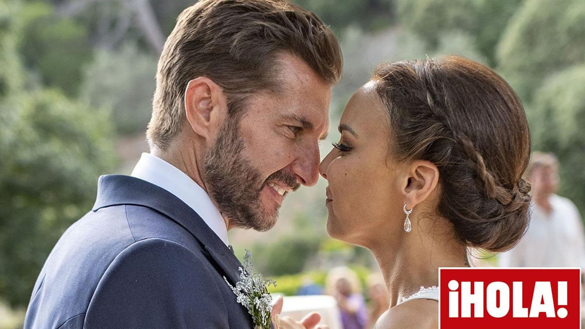 Las imágenes del primer baile de Chenoa y Miguel Sánchez Encinas como marido y mujer