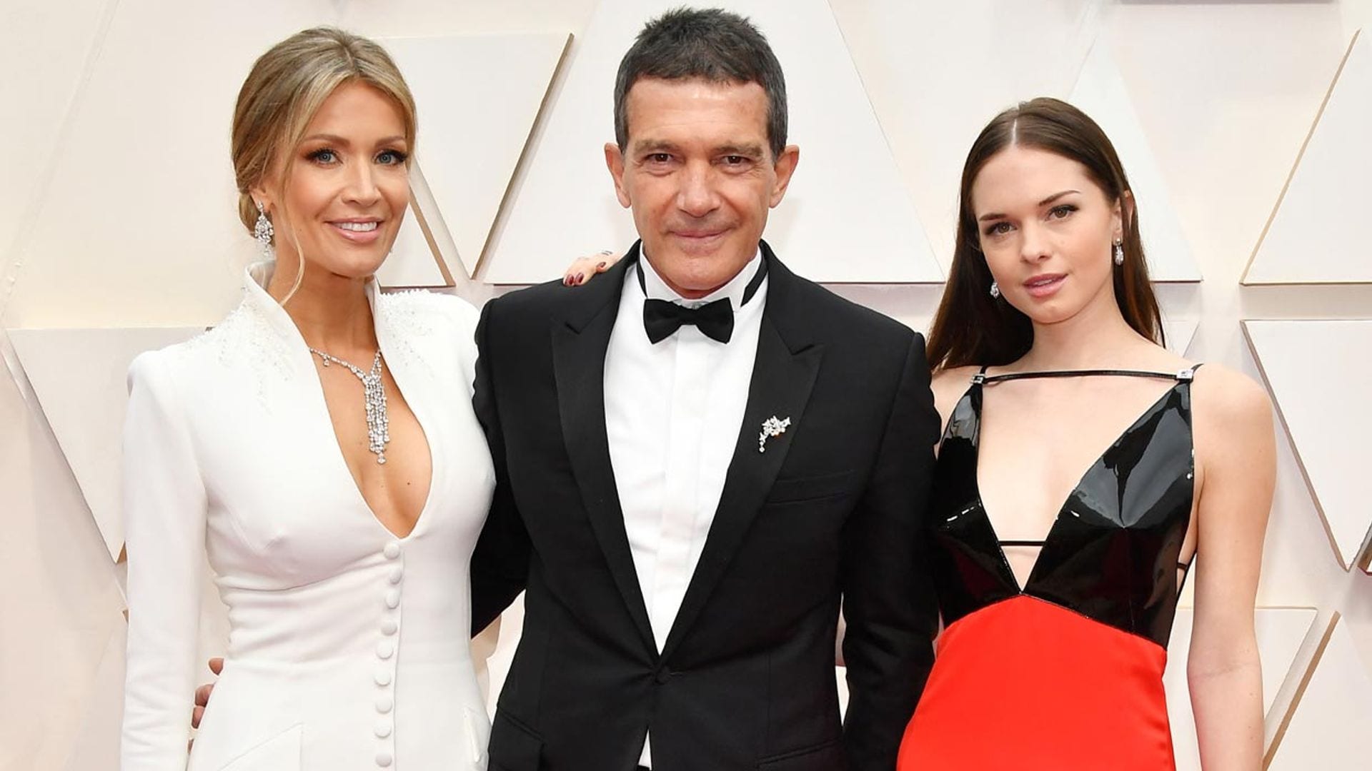 Stella y Nicole, los dos talismanes de Antonio Banderas en los Oscar