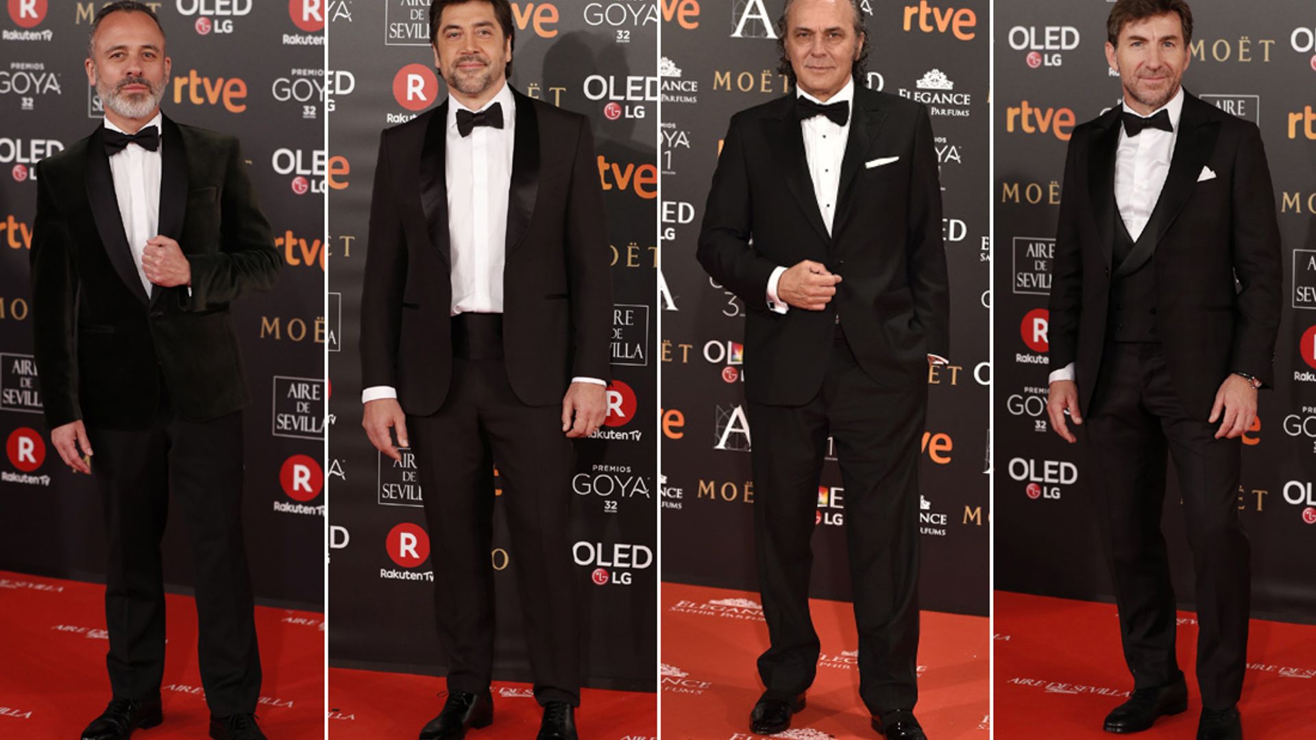 Los nominados por su papel protagonista, 'pesos pesados' de los Goya