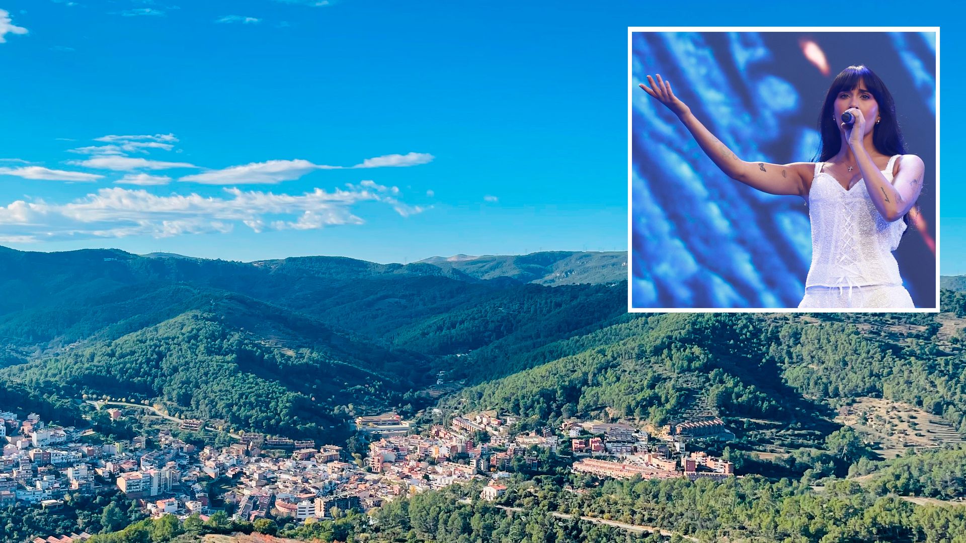 Así es el pueblo que vio crecer a Aitana: famoso por su floración de cerezas y a 30 minutos de Barcelona