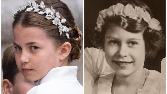 princesa charlotte y la reina isabel ii