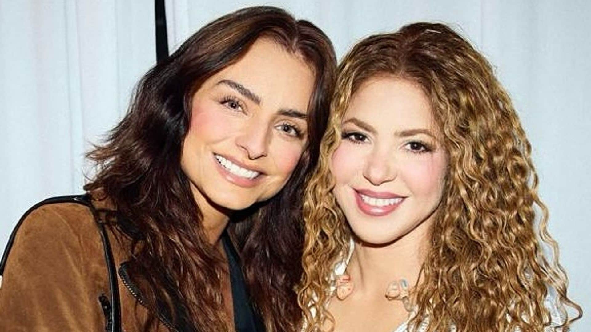 Aislinn Derbez y su nostálgico reencuentro con Shakira en México tras 25 años