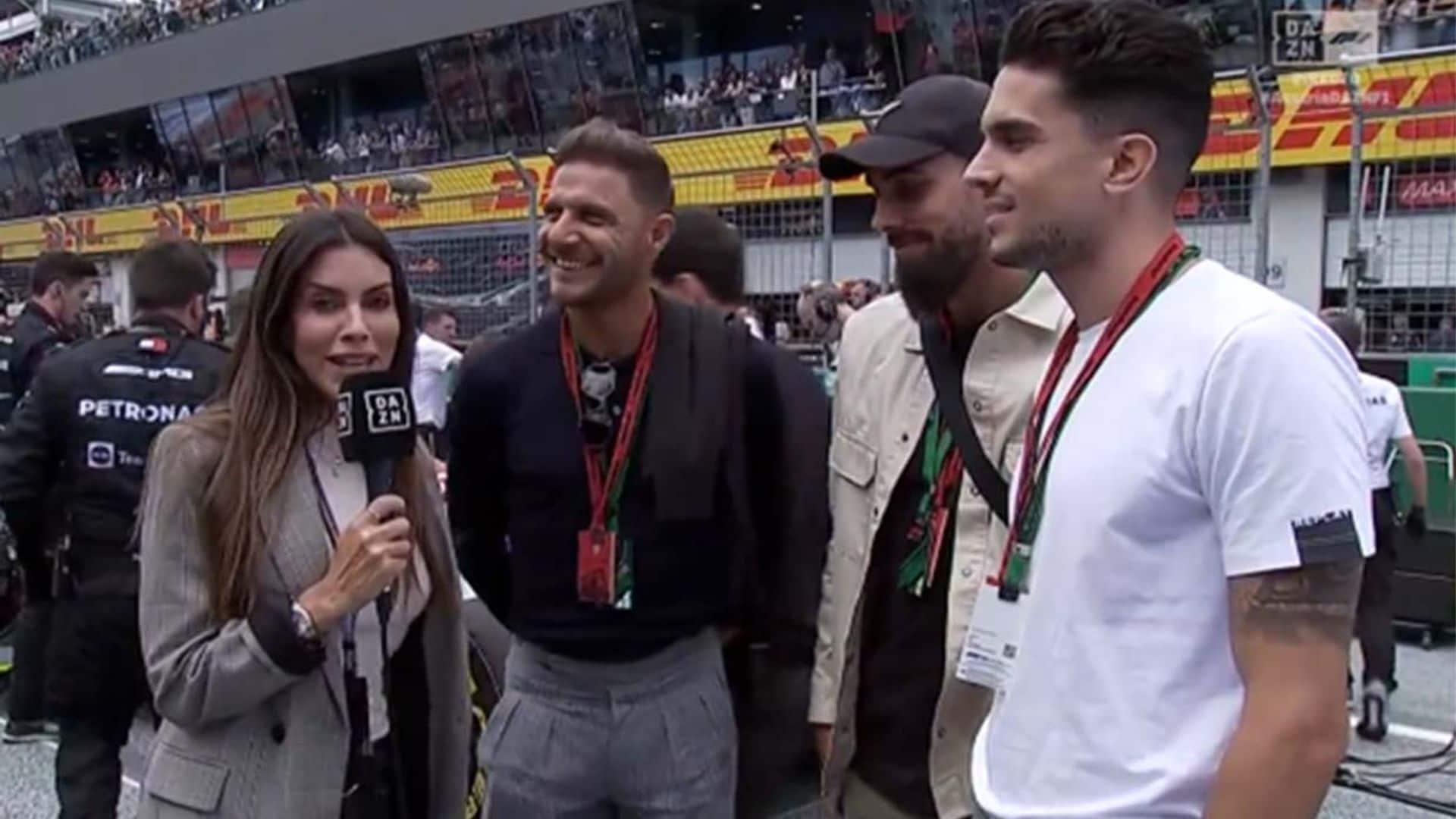 ¡Momentazo en la F1! Melissa Jiménez entrevista a su ex Marc Bartra en el Gran Premio de Austria