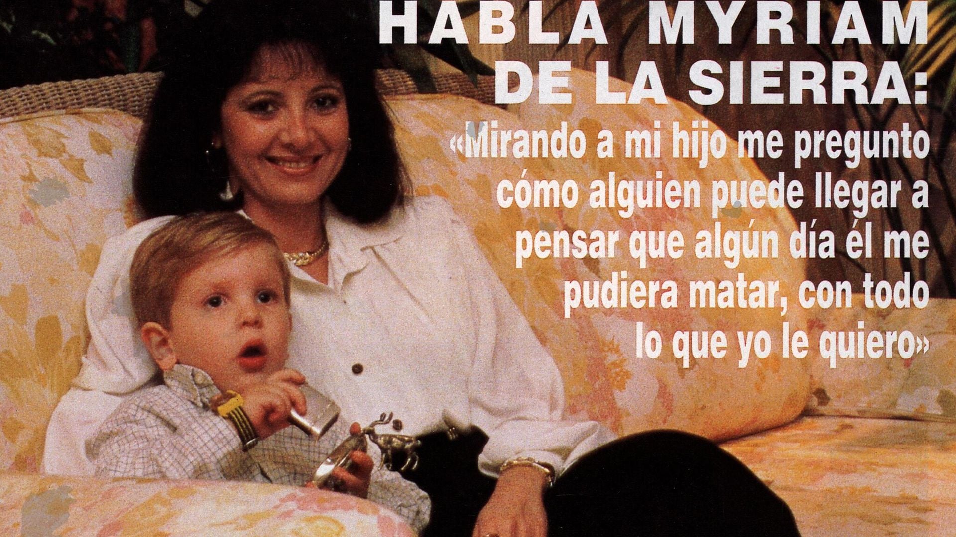 El día que Myriam de la Sierra, hija de los marqueses de Urquijo, rompió su silencio en ¡HOLA!: ‘Es muy duro saber que has estado casada con el asesino de tus padres’