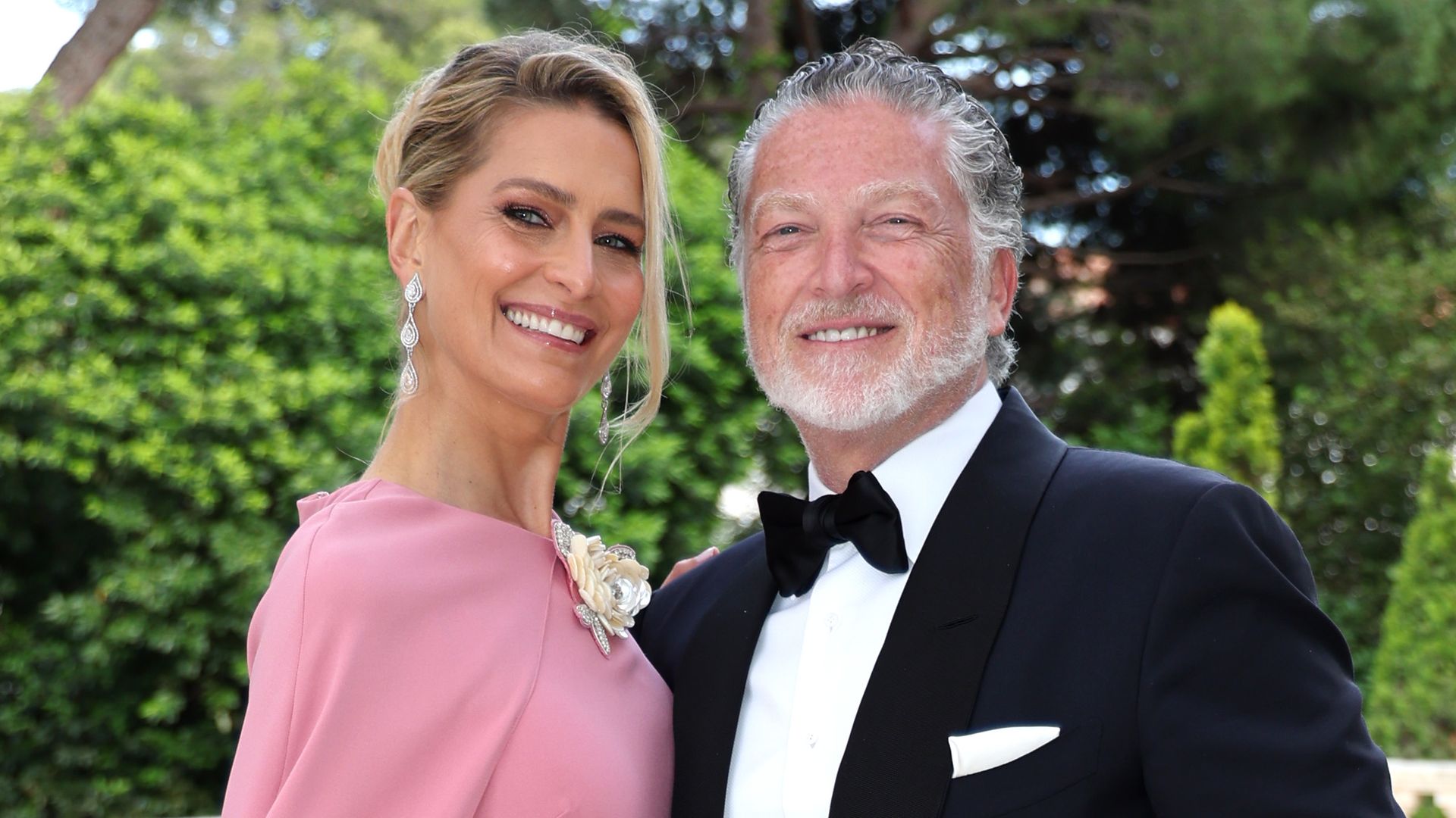 Tatiana Blatnik junto a Elias Sacal