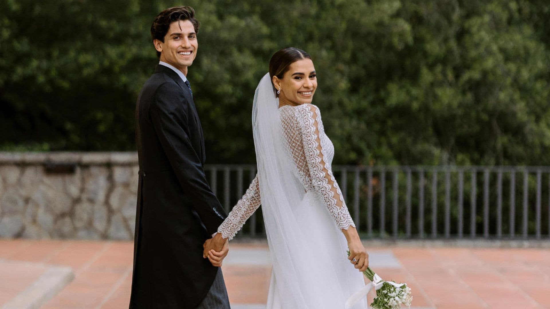 El original vestido de novia de inspiración hindú con micropedrería de la 'influencer' Emelie Lindmark