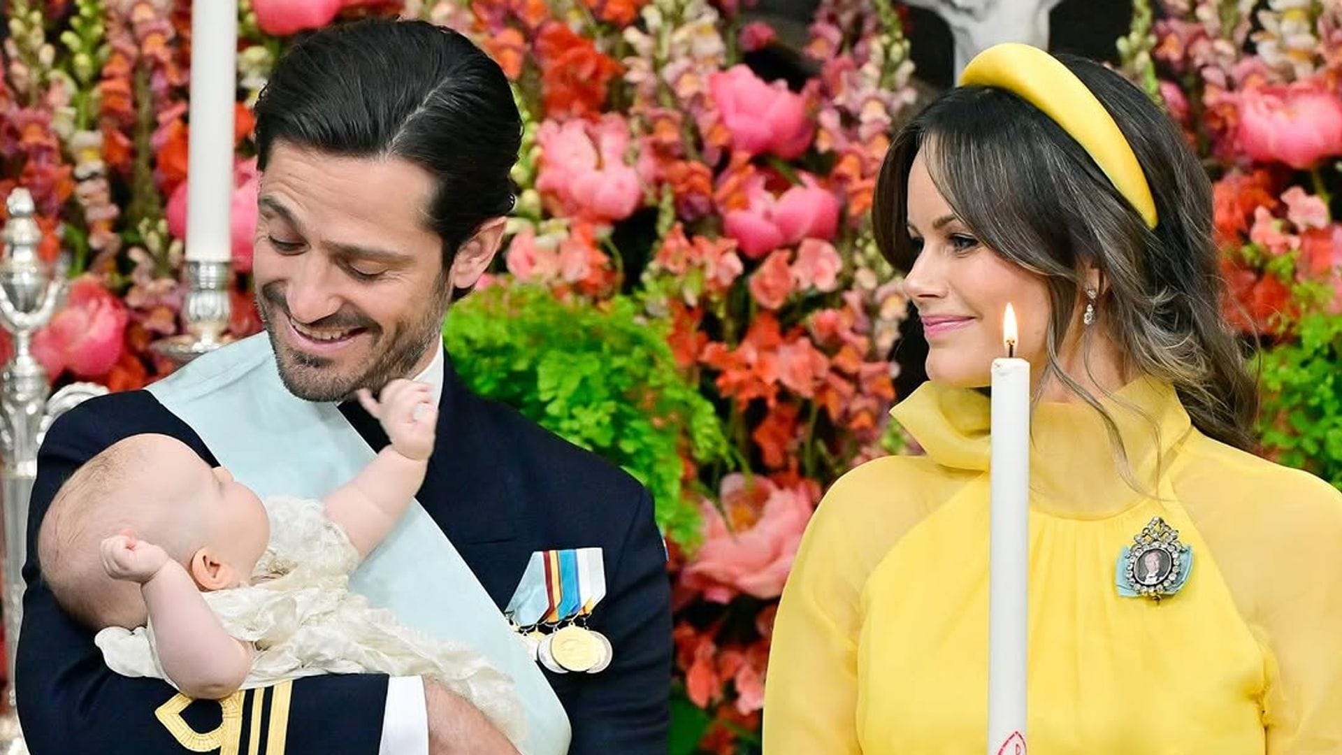 Los mejores momentos del bautizo de la hija de Carlos Felipe y Sofia de Suecia, en 1 minuto