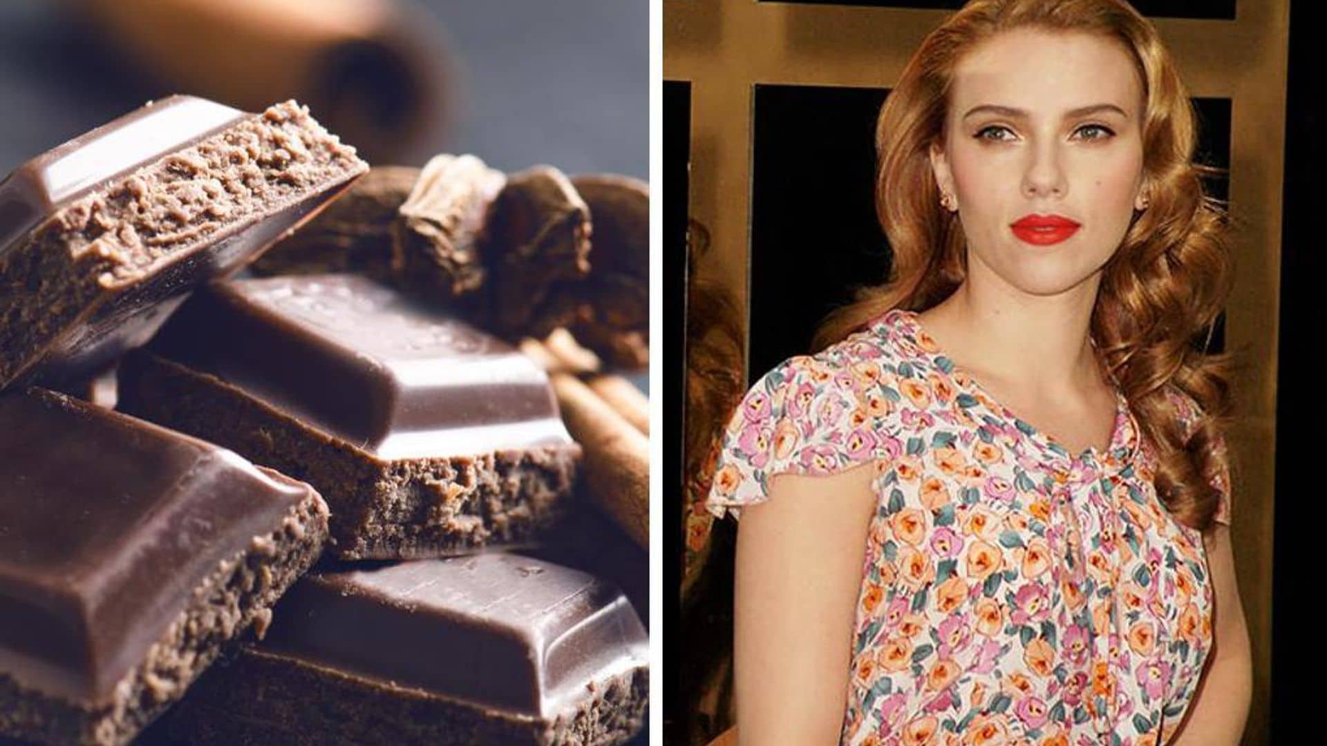 ¿Te gusta el chocolate? Cómelo antes de entrenar como lo hace Scarlett Johansson