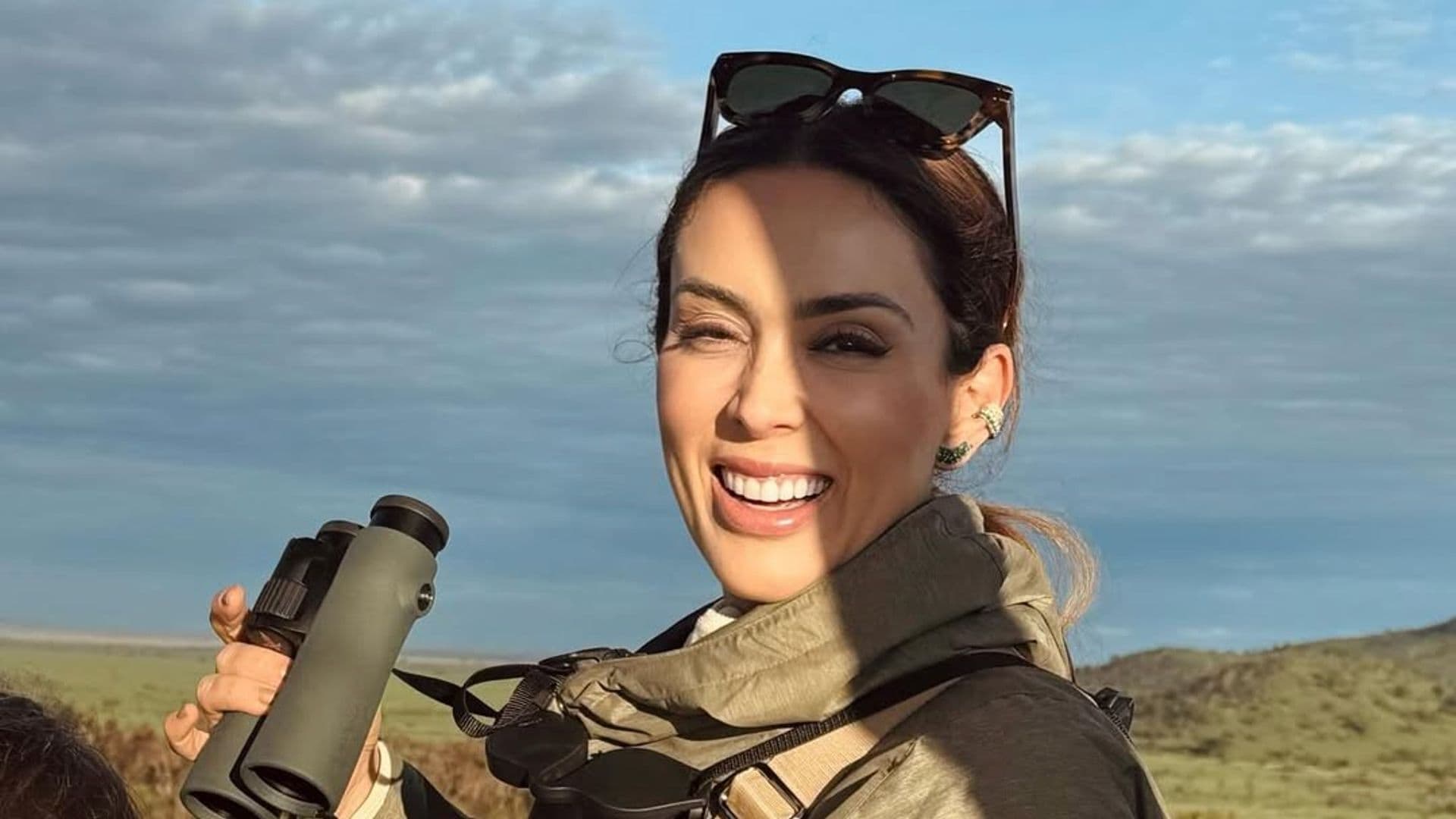 Jacky Bracamontes disfruta de una aventura, ¡de altura! en África