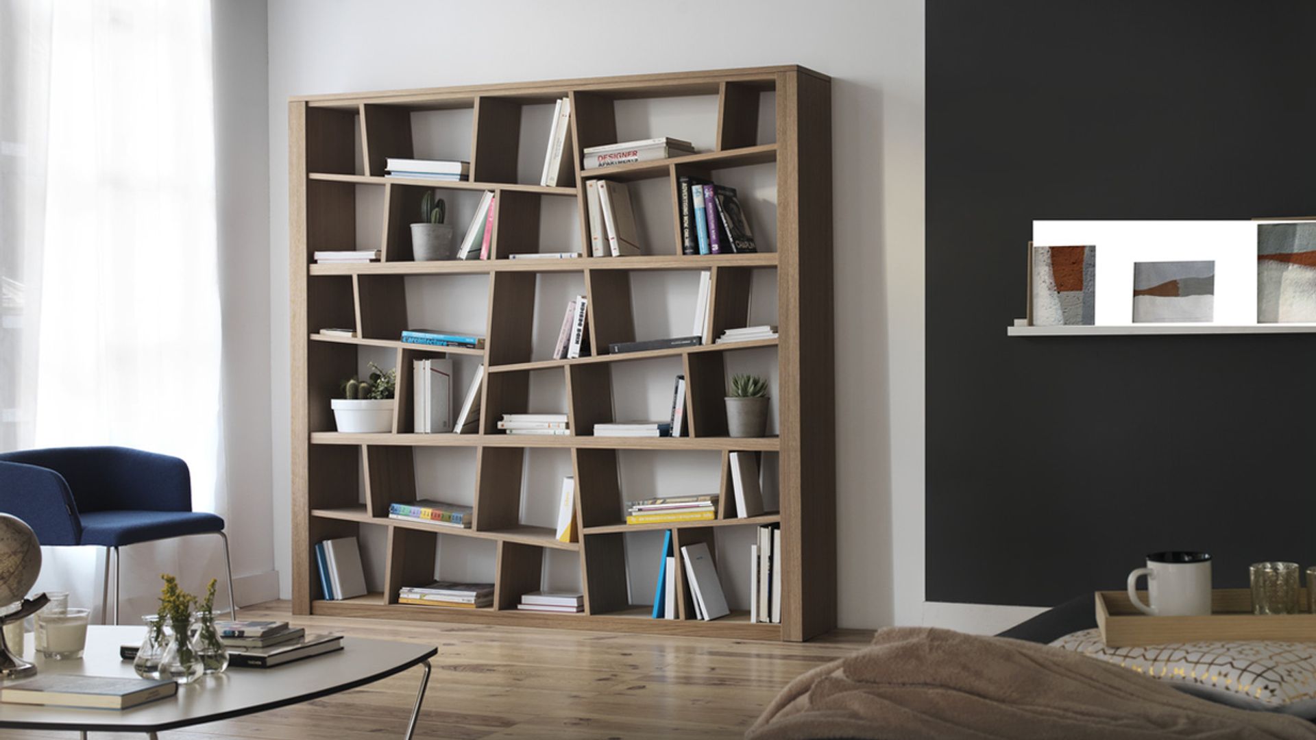 Estanterías para toda la casa de diseño tan decorativo como original