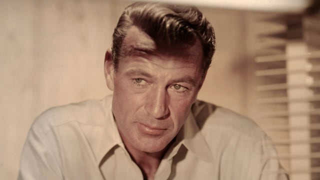 El actor Gary Cooper