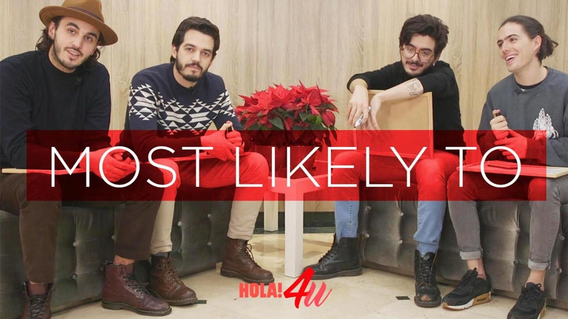 ¿Quién era el más travieso en el colegio? ¿Y el más tardón? 'Most lilkely to' con Morat