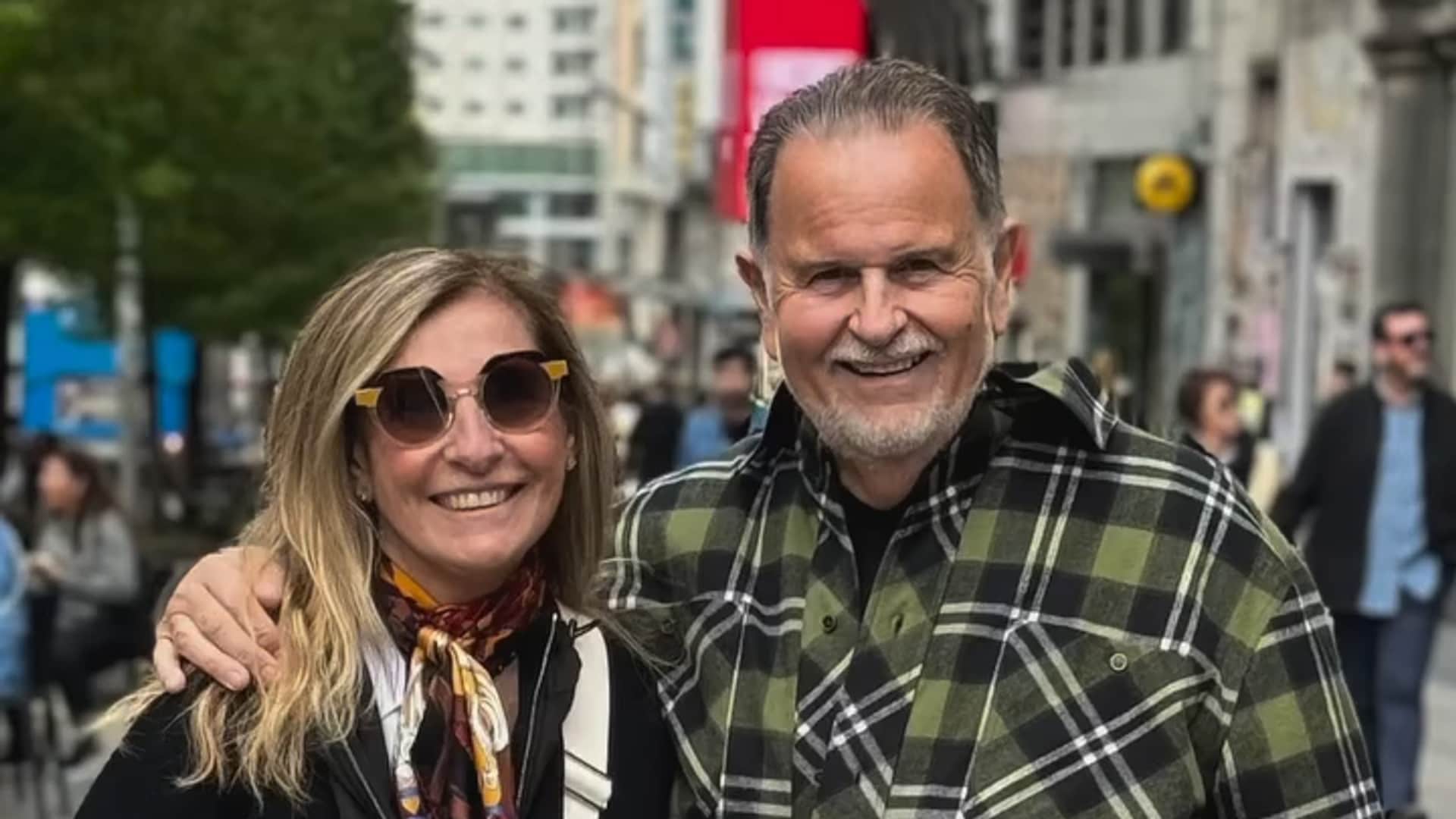 Raúl de Molina y su esposa