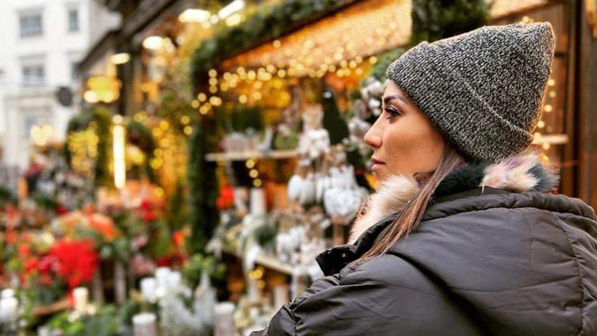 Patricia Pardo y Christian Gálvez disfrutan en Viena de su primera Navidad juntos