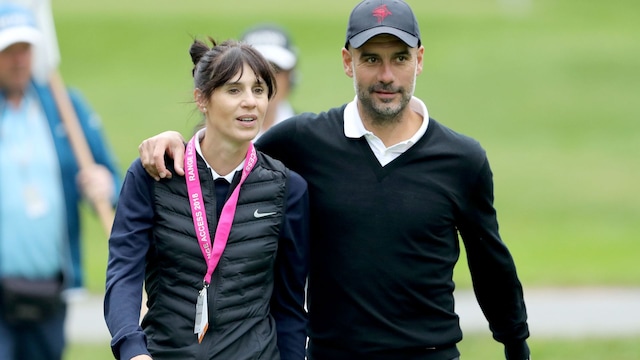 Pep Guardiola y Cristina Serra 