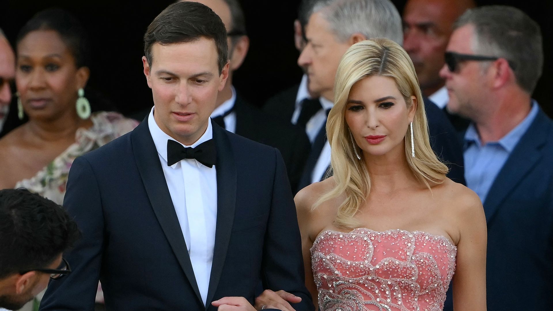 Ivanka Trump y Jared Kushner en la boda de Jeff Bezos 