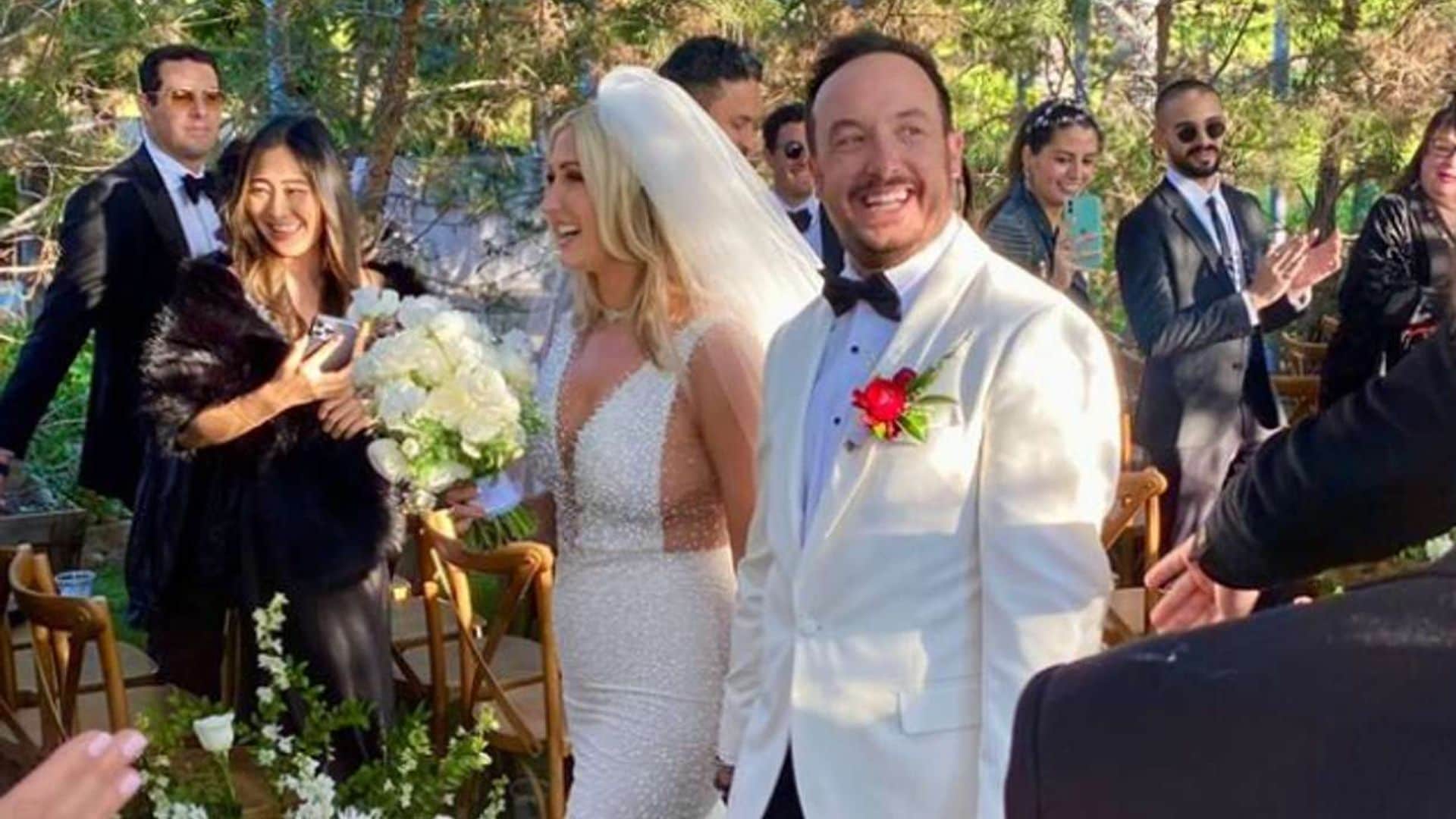 Las imágenes de la romántica boda de Taylor, hija del actor David Hasselhoff