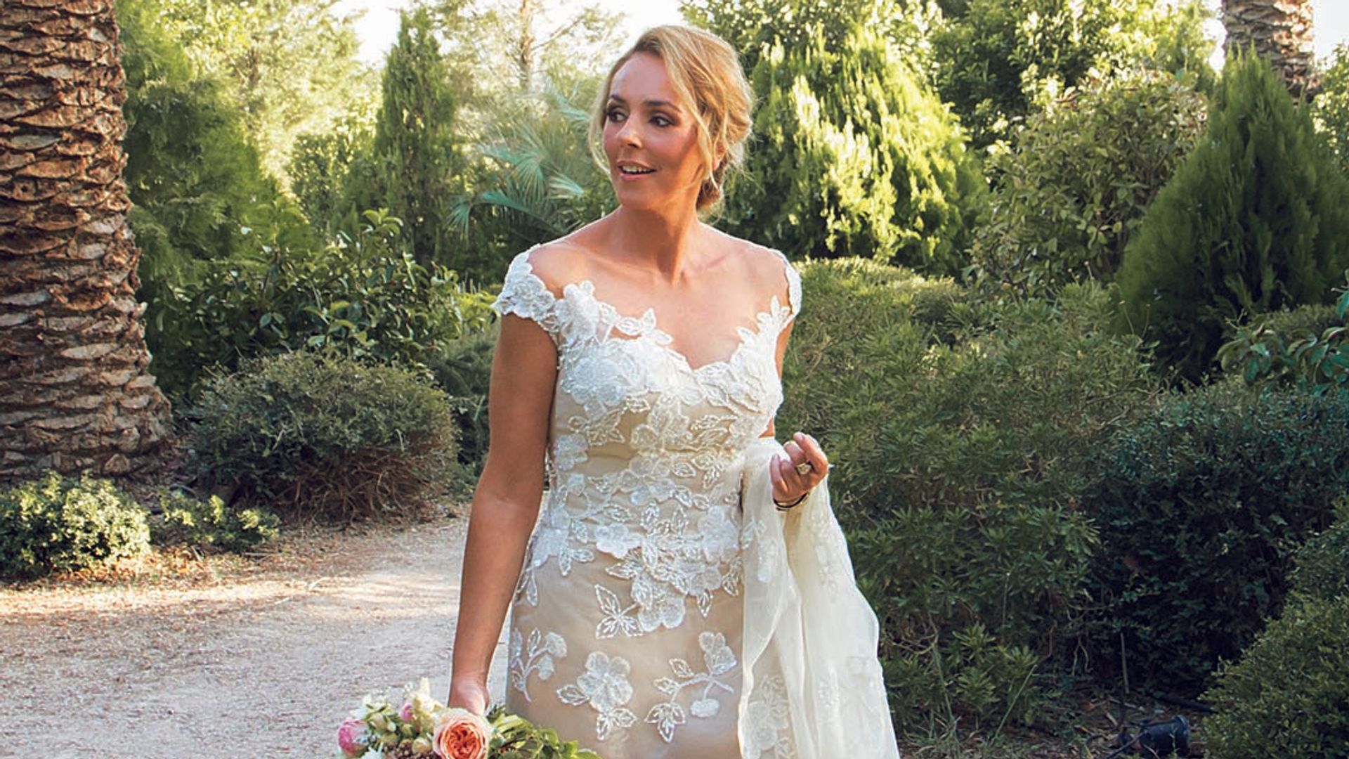 Vestido de novia de Rocío Carrasco en su boda con Fidel Albiac