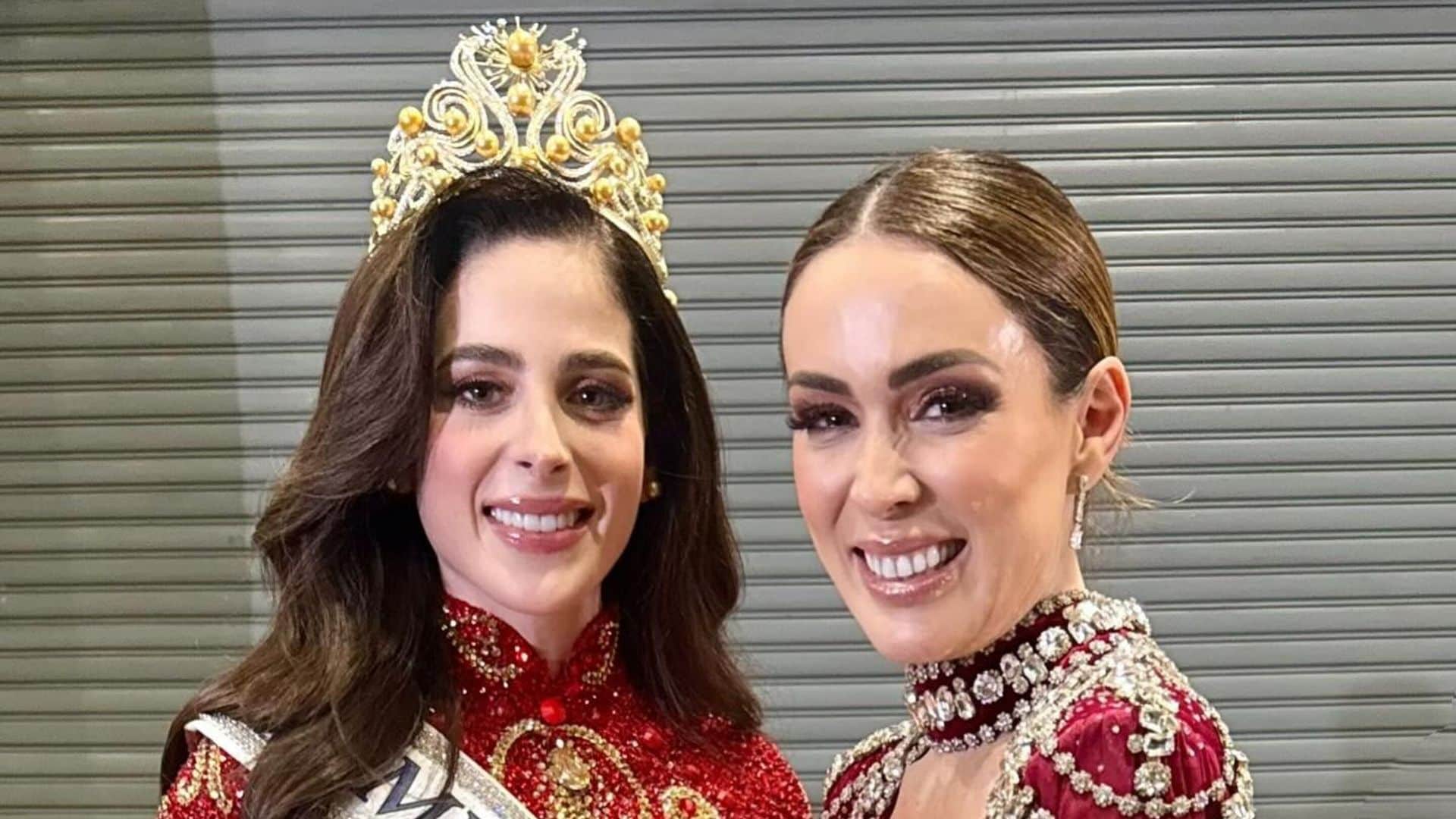 Jacky Bracamontes celebró el triunfo de su connacional Fátima Bosch como Miss Universe.
