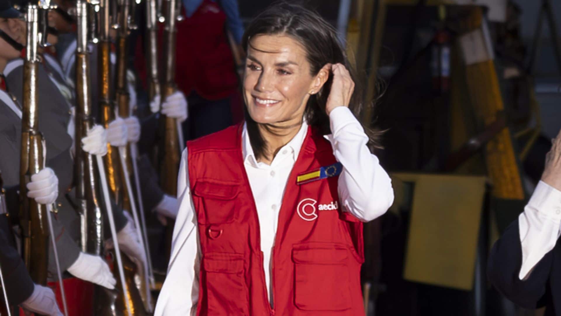 La reina Letizia arranca su viaje de cooperación en Guatemala