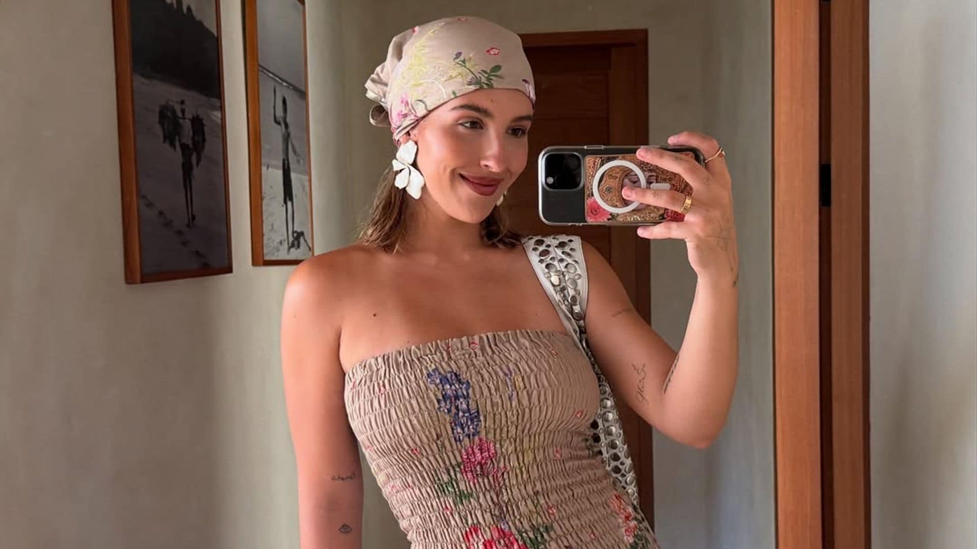 Alba Díaz con vestido de Charo Ruiz Ibiza en Bali