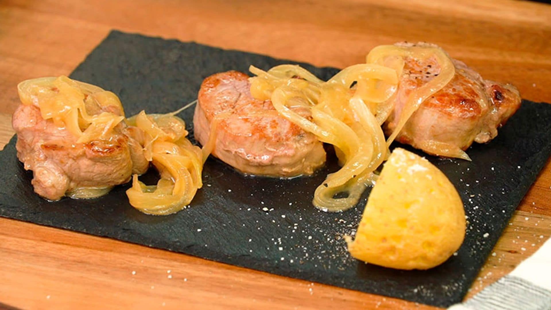 Solomillo de cerdo al vino de Jerez