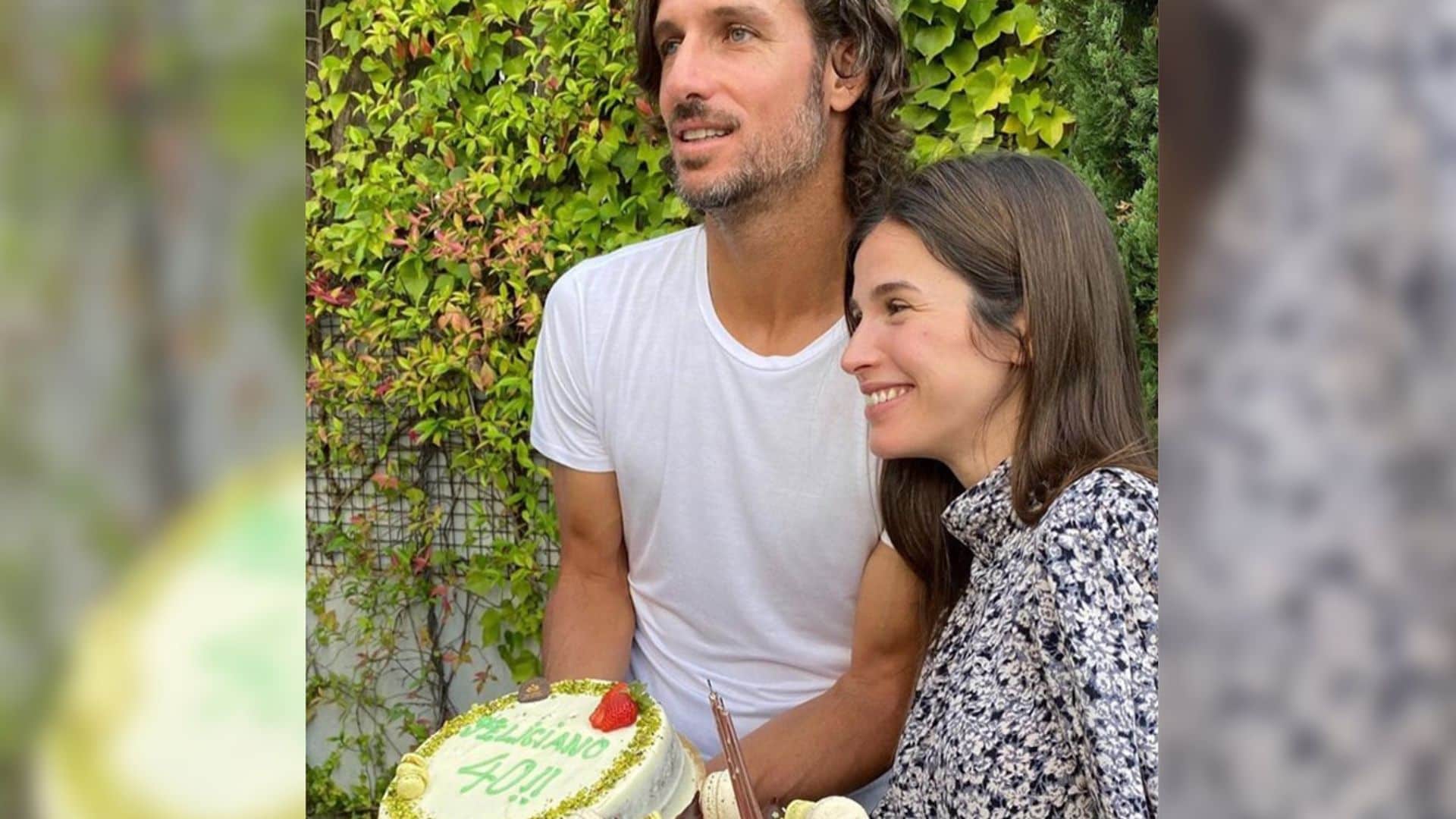 Feliciano López y Sandra Gago, fiesta doble de cumpleaños entre románticas felicitaciones