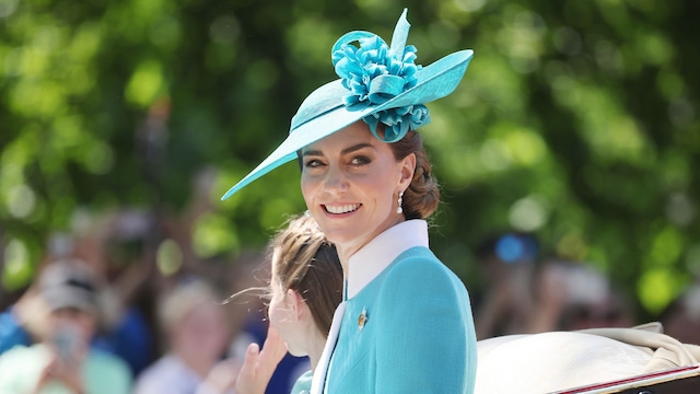 Kate Middleton y la princesa Charlotte en el Trooping The Colour 2025