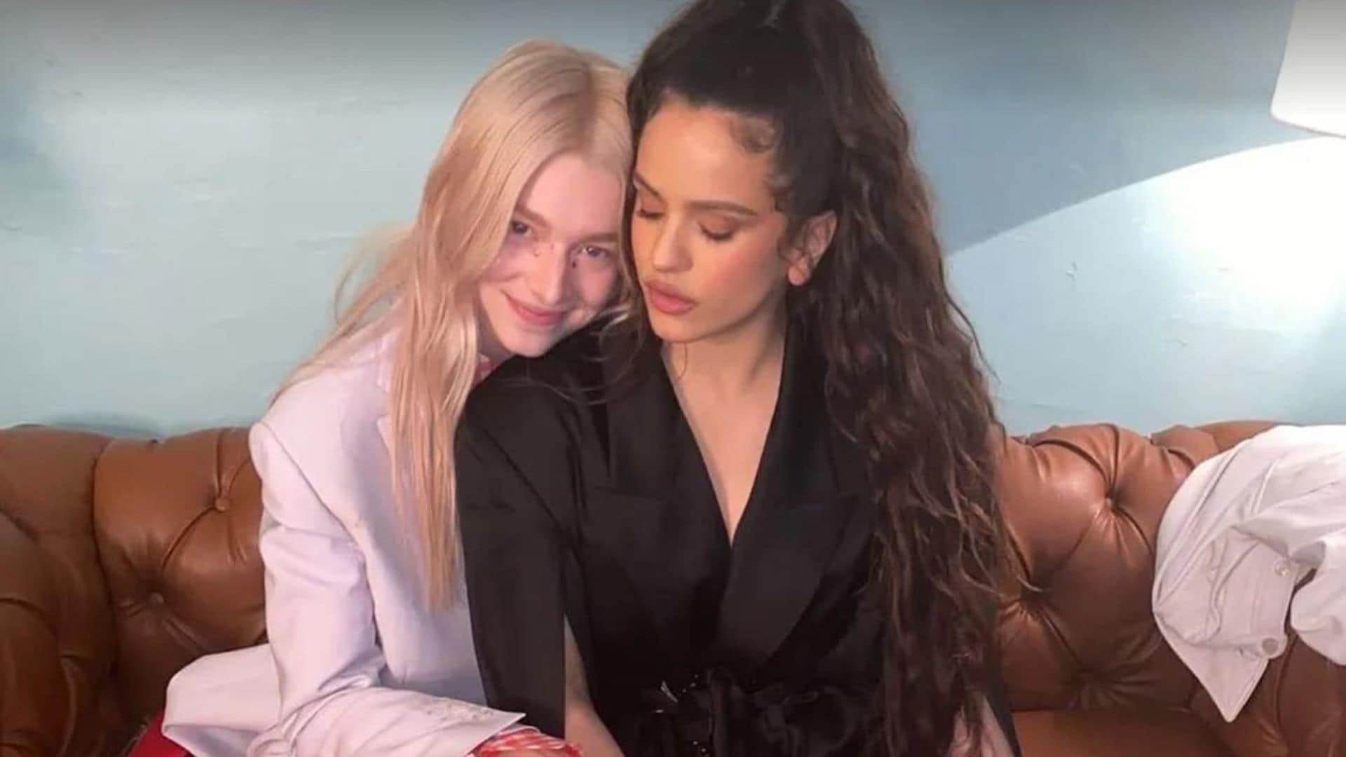 La actriz Hunter Schafer confirma que sostuvo un romance de cinco meses con Rosalía