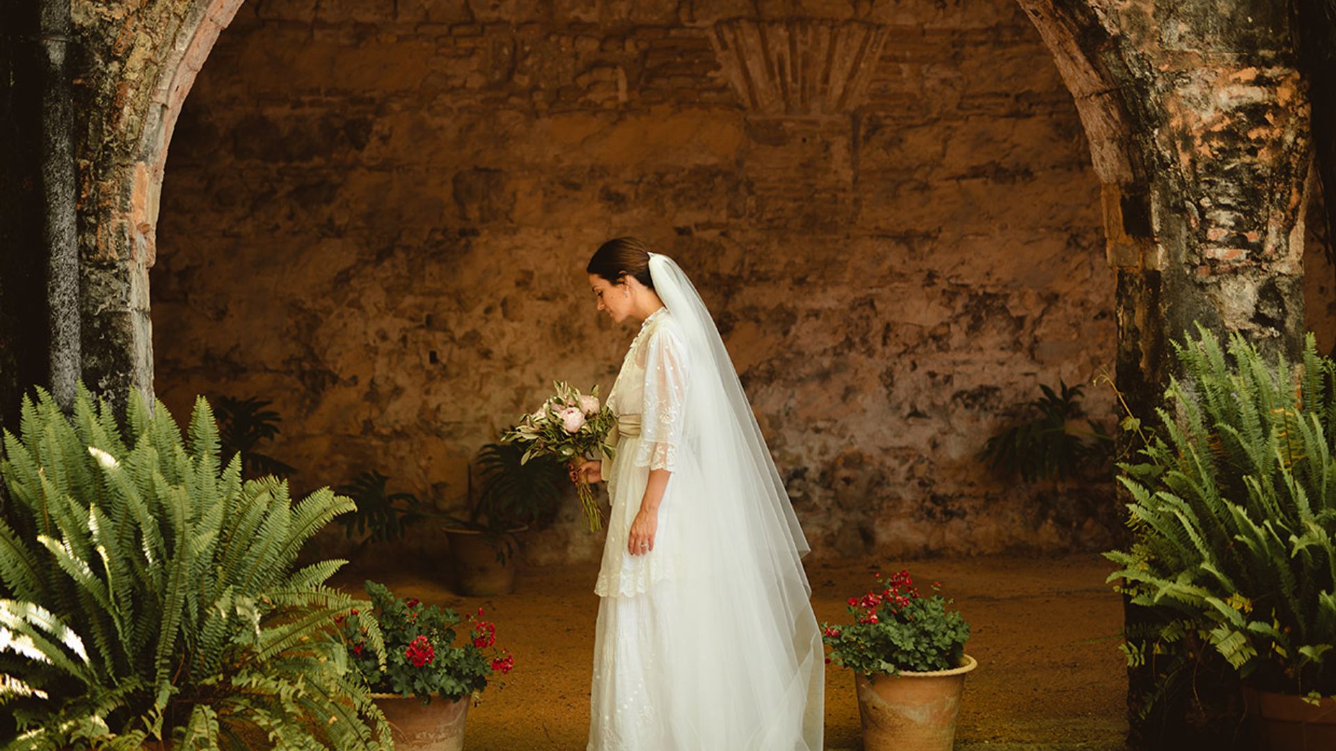 Lucía, la novia 'vintage' que se casó en Jerez de la Frontera