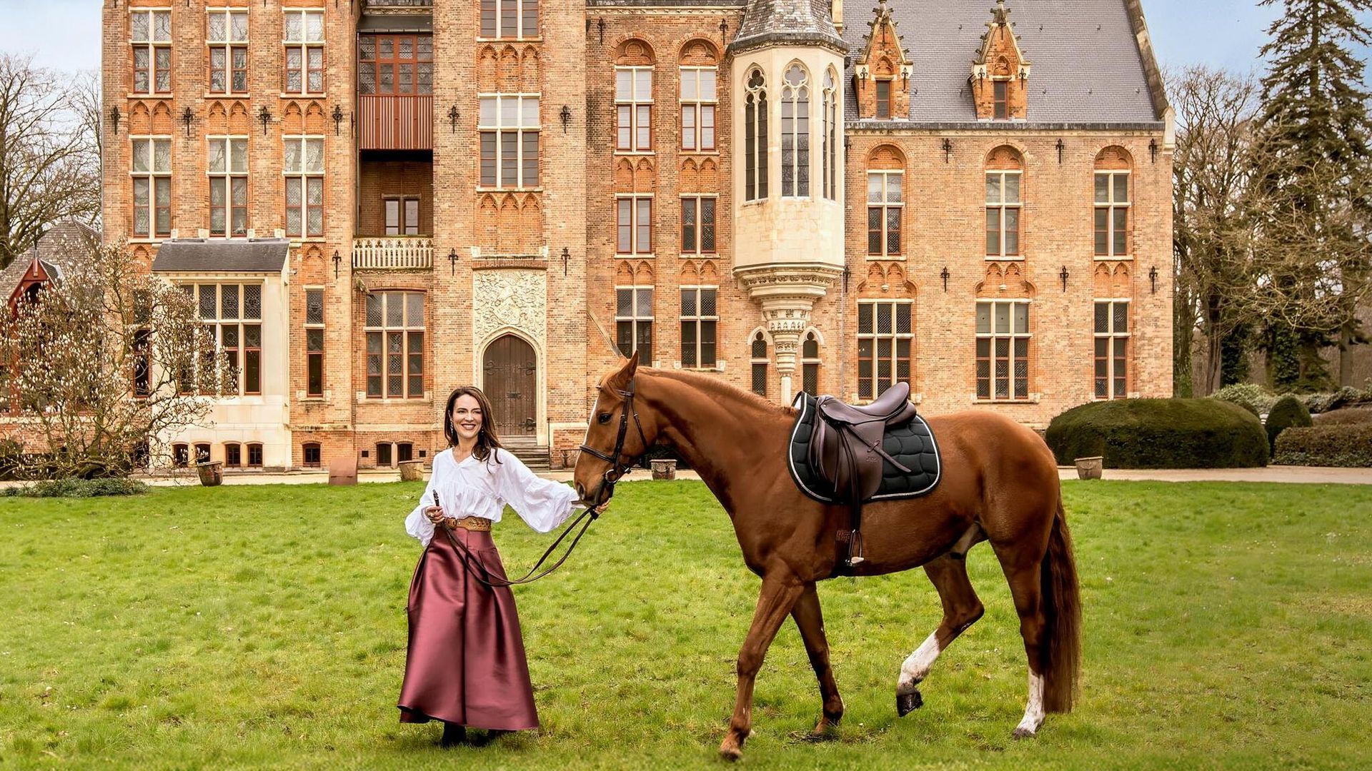 La baronesa Coralie van Caloen nos abre las puertas de su castillo familiar