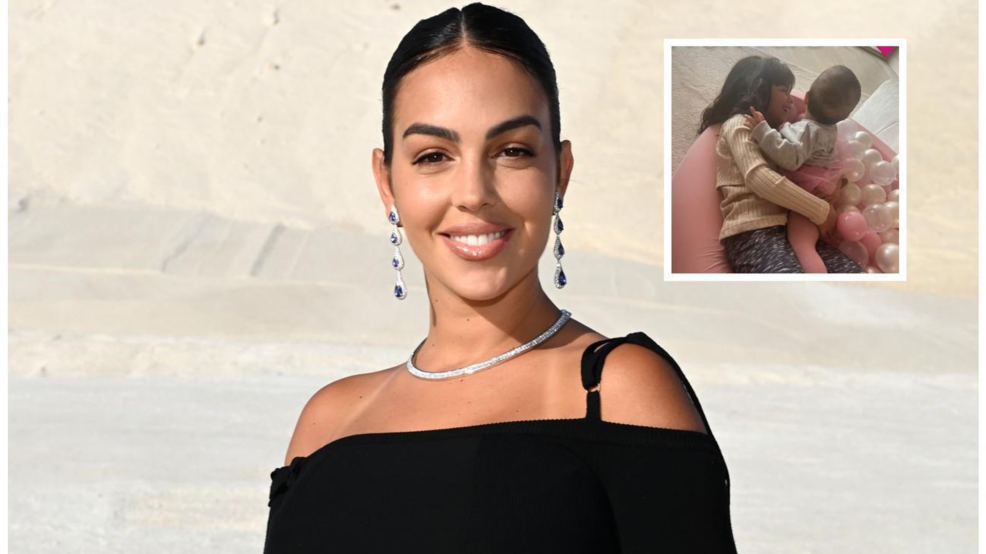 Georgina Rodríguez muestra un tierno momento entre hermanas: ¡Eva adora a Bella Esmeralda!