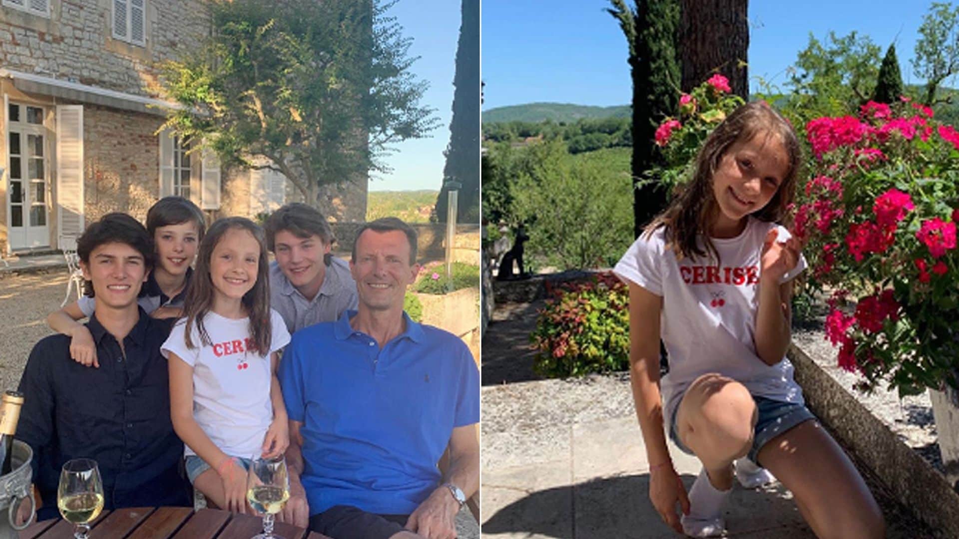 Joaquín de Dinamarca disfruta con sus hijos de sus tradicionales vacaciones en el sur de Francia